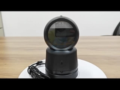 Escáner de códigos de barras de escritorio inalámbrico de alta velocidad Lector de códigos de barras 2D sin manos con base de carga