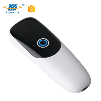 Escáner de código de barras inalámbrico de tipo láser 1D Mini escáner de bolsillo Bluetooth para almacén y logística