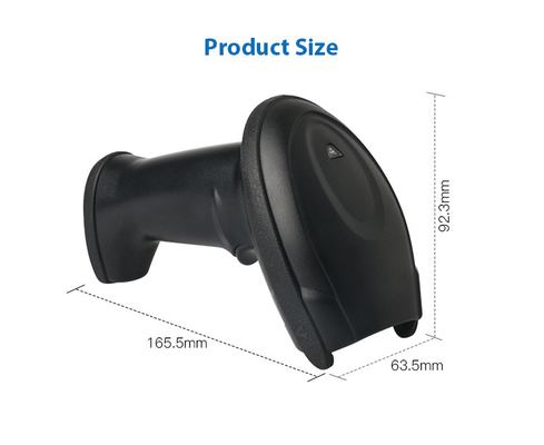Lector de códigos QR 1D 2D portátil sin cable Escaner de códigos de barras USB Escaner CMOS cableado DS5900B-2D