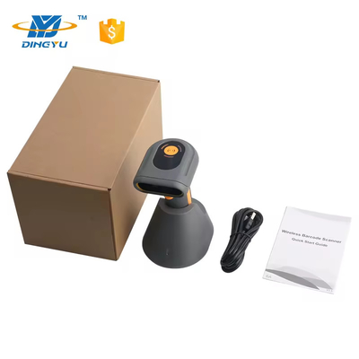 Código QR DPM de alta velocidad 1D 2D Escáner de código de barras industrial portátil DS6530B-2D con soporte de carga