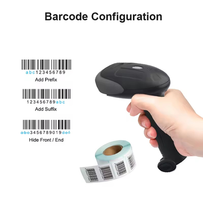 Escáner de códigos de barras de código QR 1D 2D de lectura de alta precisión para grado industrial resistente