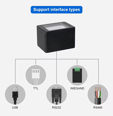 Sistema de pago de módulos embebidos portátiles de larga distancia POS USB RS232 Escáner de códigos de barras para teléfono móvil