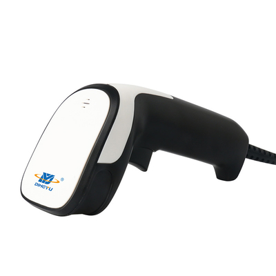 Escáner de códigos de barras portátil de alta velocidad 1D CCD 300 escáneres/s Conexión por cable 2d Lector de códigos Qr