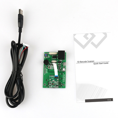 Módulo de escáner de código de barras 1D CCD de CPU de 32 bits OEM Interfaz TTL USB DE1400
