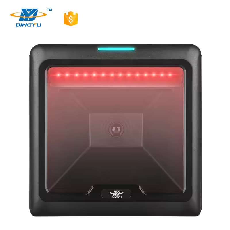Escáner de código de barras de escritorio de un millón de píxeles de alta velocidad Lector de código de barras 2D sin manos DP8550