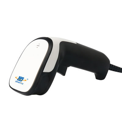 Escáner de códigos de barras portátil de alta velocidad 1D CCD 300 escáneres/s Conexión por cable 2d Lector de códigos Qr